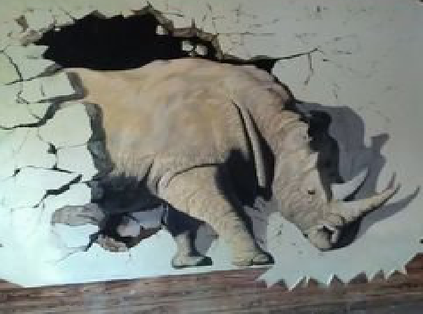 明光在墙绘中，如何绘制3D效果？