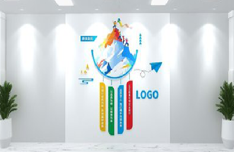 明光公司企业形象墙的工艺材料有哪些？