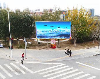 明光户外大屏广告投放要点。